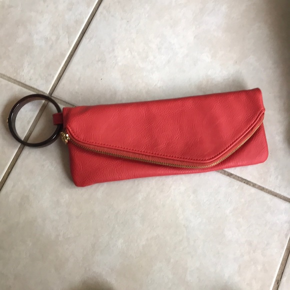 Mud Pie Handbags - Mud pie cute wrist or clutch leather  bag   🤑